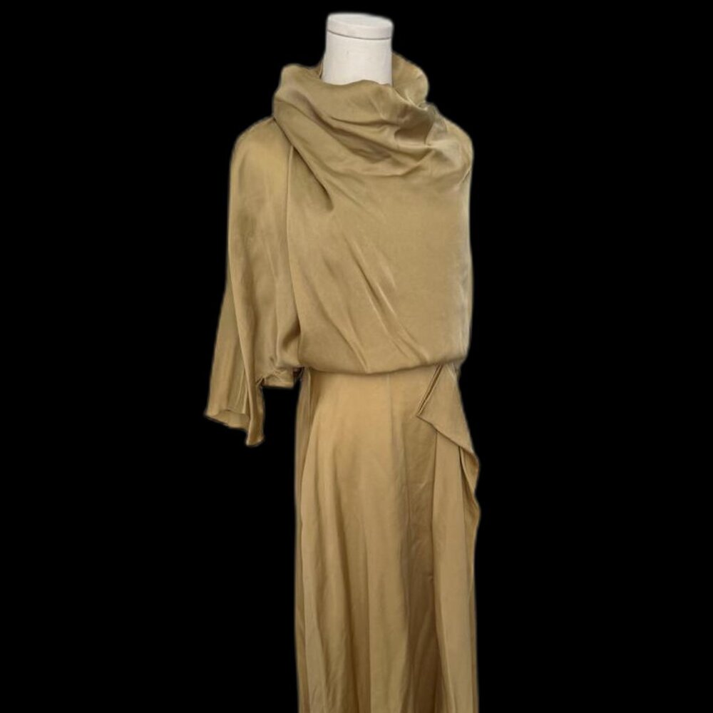 Roksanda Gold Silk Dress